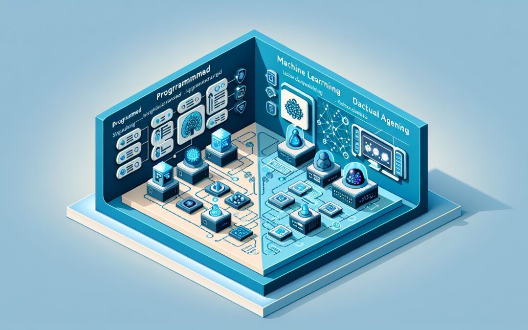 Diferencias entre agentes virtuales programados y los que usan machine learning